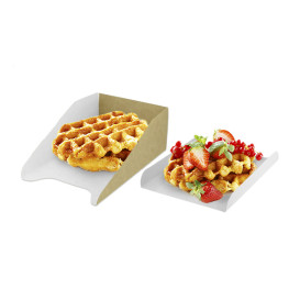 Paper Tray Waffle White 15x13cm (2000 Units)