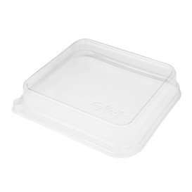 Plastic Container Heat Sealable Translucent 170ml 13,7x9,6x2,2cm (100 Units)  