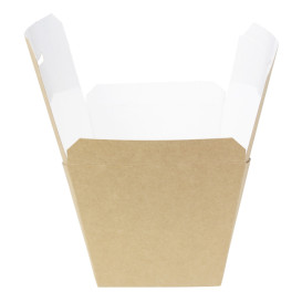 Paper Take-out Container Wok Kraft 950ml (125 Units)