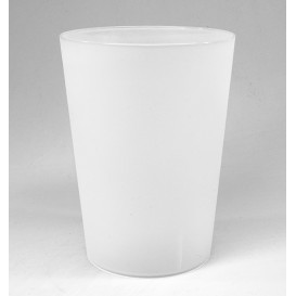 Reusable Durable Pint Glass PP Translucent 500ml (16 Units) 