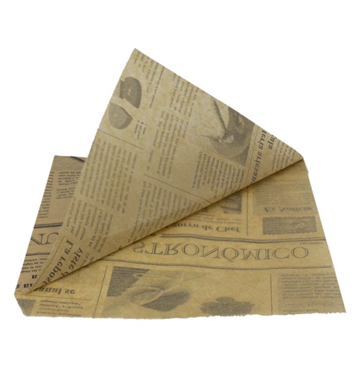 Paper Deli Wrap Grease-Proof Kraft Times 17x17cm (1.000 Units)