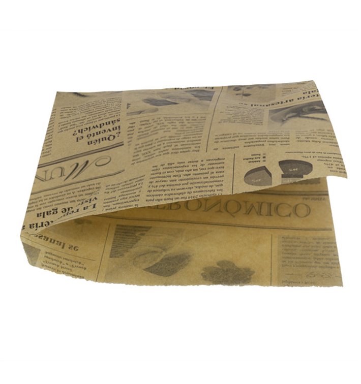 Open greaseproof bags