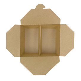 American Box Kraft-Kraft 2C 17x13,5x6,5cm 1.000ml (25 Units)