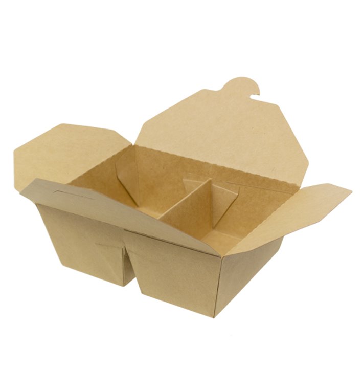 American Box Kraft-Kraft 2C 17x13,5x6,5cm 1.000ml (25 Units)