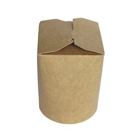 Paper Take-Out Box Kraft 450ml (25 Units)