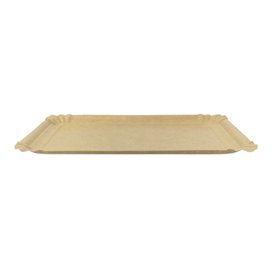 Paper Tray Rectangular shape Kraft 10x16 cm (1.000 Units)