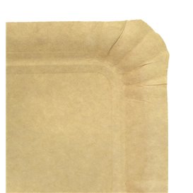 Paper Tray Rectangular shape Kraft 10x16 cm (1.000 Units)