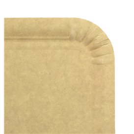 Paper Tray Rectangular shape Kraft 12x19 cm (1.300 Units)