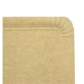 Paper Tray Rectangular shape Kraft 14x21 cm (100 Units)  