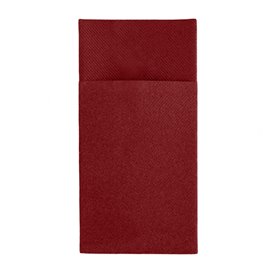 Pocket Fold Airlaid Napkins "Kanguro" Red 40x40cm (30 units) 