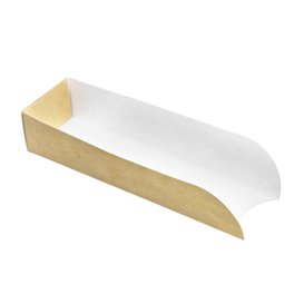 Paper Hot Dog Tray Kraft 17x5x3,5cm (1000 Units)