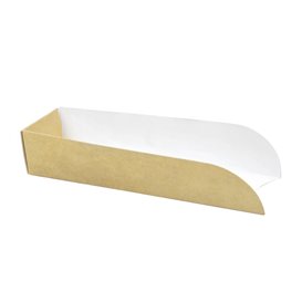 Paper Hot Dog Tray Kraft 17x5x3,5cm (1000 Units)