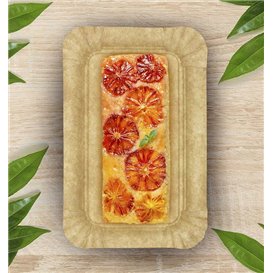 Paper Tray Kraft "Flower" 12x19cm 295g/m² (800 Units)