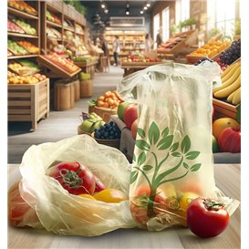 Roll of Plastic Bags Home Compost “Classic” 30x40cm 12µm (3.000 Units)