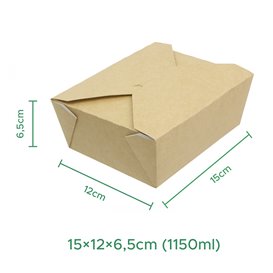 American Box Kraft 15x12x6,5cm (25 Units)