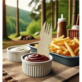 Bamboo Fork Spork 9cm in box (240 Units)