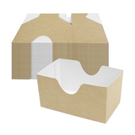 Paper Sandwich Container Kraft (25 Units)