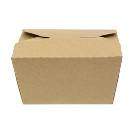 American Box Kraft-Kraft 12x10,5x6,5cm 750ml (25 Units)