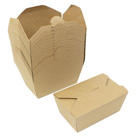 American Box Kraft-Kraft 16x10x6,5cm 900ml (200 Units)