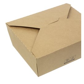 American Box Kraft-Kraft 17x13,5x6,5cm 1.300ml (200 Units)