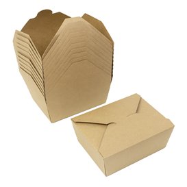 American Box Kraft-Kraft 17x13,5x6,5cm 1.300ml (200 Units)