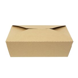 American Box Kraft-Kraft 21,5x15,5x6,5cm 1.900ml (200 Units)