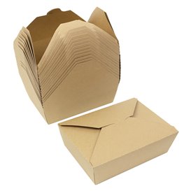 American Box Kraft-Kraft 21,5x15,5x6,5cm 1.900ml (200 Units)