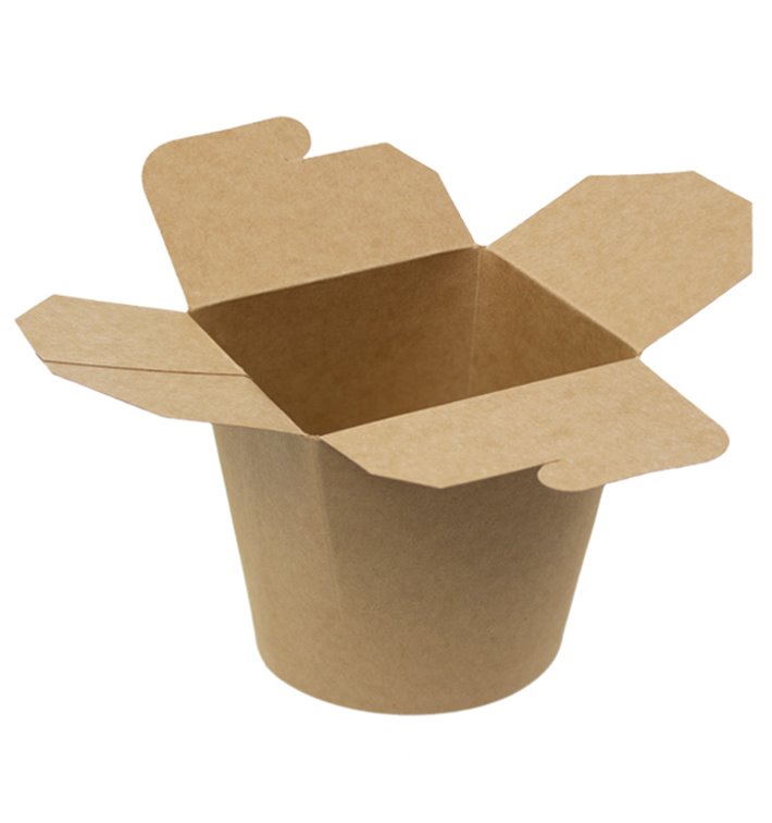 Paper Take-Out Box Kraft 950ml (250 Units)