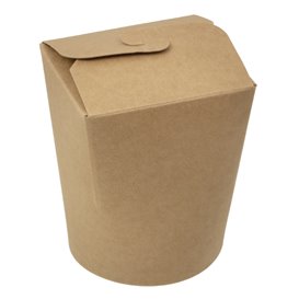 Paper Take-Out Box Kraft 450ml (250 Units)