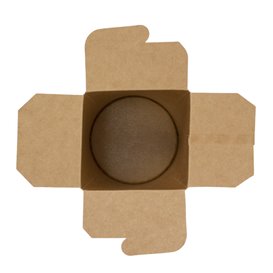 Paper Take-Out Box Kraft 450ml (25 Units)