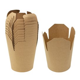 Paper Take-Out Box Kraft 760ml (250 Units)