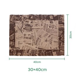 Paper Placemats 30x40cm Kraft "Prensa" 50g (2500 Units)