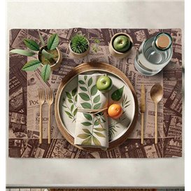 Paper Placemats 30x40cm Kraft "Prensa" 50g (2500 Units)