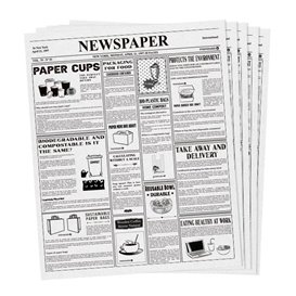 Graseproof paper Wrap Times 20x24,5cm (1.000 Units)