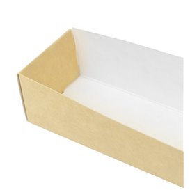 Paper Hot Dog Tray Kraft 17x5x3,5cm (100 Units)