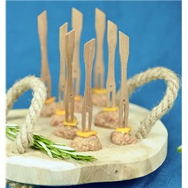 Bamboo Min Tasting Fork 11cm (1200 Units)