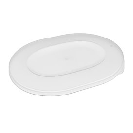 Revolve” Durable Reusable PP Bio Reusable Bowl Cover Oval 22x17,4x5cm (36 Units)