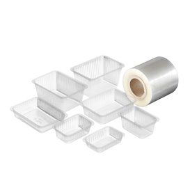 Plastic Deli Container PP Heat Sealable 500ml (100 Units)  