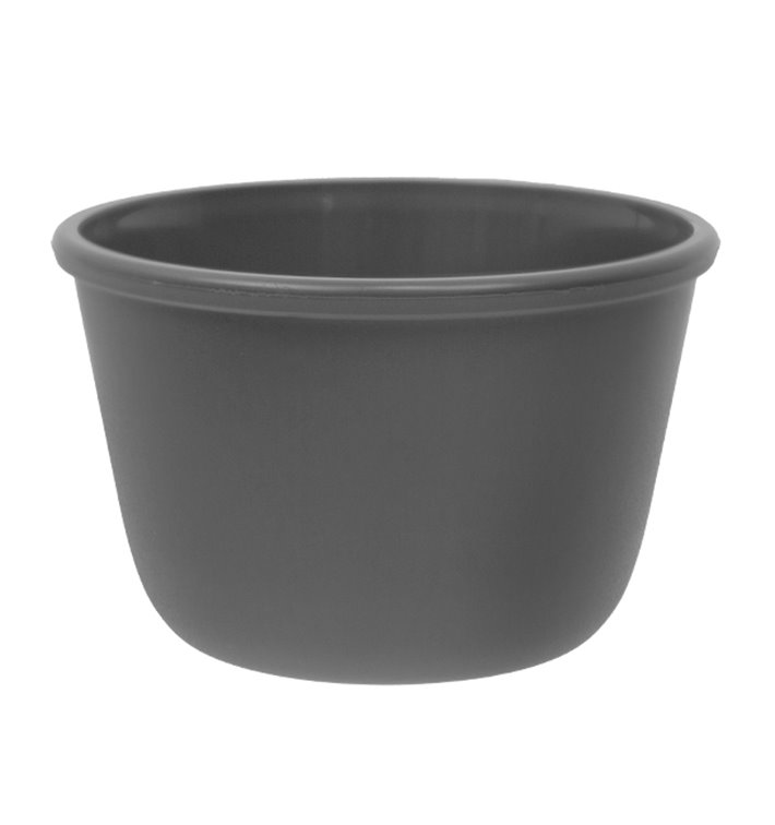 Reusable Durable Reusable Bowl PP Bio Grey “Revolve” 150ml Ø7,9cm (480 Units)