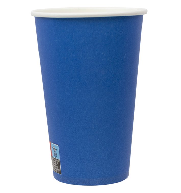 Cardboard Cup “Colores” Blue 600ml Ø9,4cm
 (320 Units)