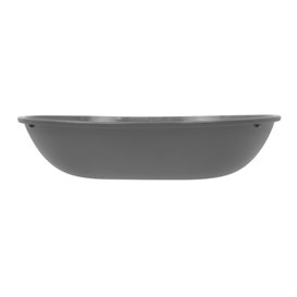 Reusable Durable Reusable Bowl PP Bio Grey “Revolve” Oval 1000ml 22x17,4x5cm (144 Units)