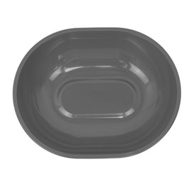 Reusable Durable Reusable Bowl PP Bio Grey “Revolve” Oval 1000ml 22x17,4x5cm (144 Units)