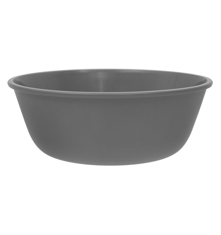 Reusable Durable Reusable Bowl PP Bio Grey “Revolve” 1150ml Ø18,3cm (160 Units)