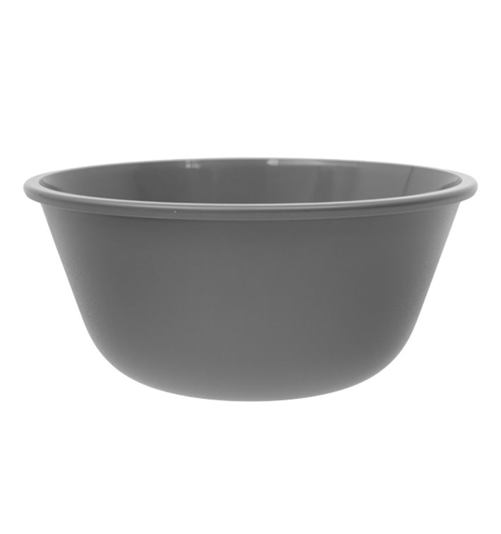 Reusable Durable Reusable Bowl PP Bio Grey “Revolve” 700ml Ø14,8cm (160 Units)