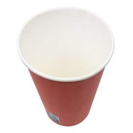 Cardboard Cup “Colores” Red 600ml Ø9,4cm (20 Units)