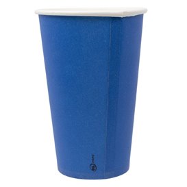 Cardboard Cup “Colores” Blue 600ml Ø9,4cm
 (320 Units)