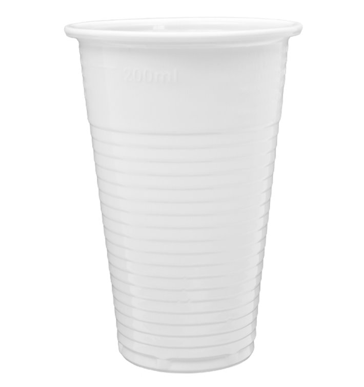 Plastic Cup PP White 220ml (3.000 Units)