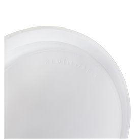 Reusable Plate in PS Flat White 22cm (50 Units)  