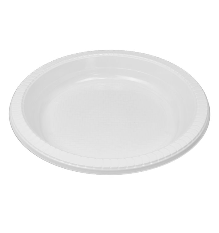 Reusable Plate in PS Deep White 22cm (450 Units)