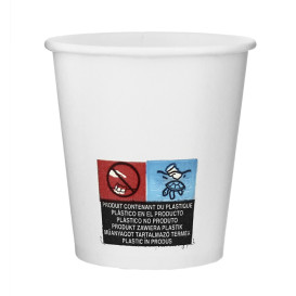 Paper Cup 3 Oz/100ml White Ø5,8cm (50 Units) 